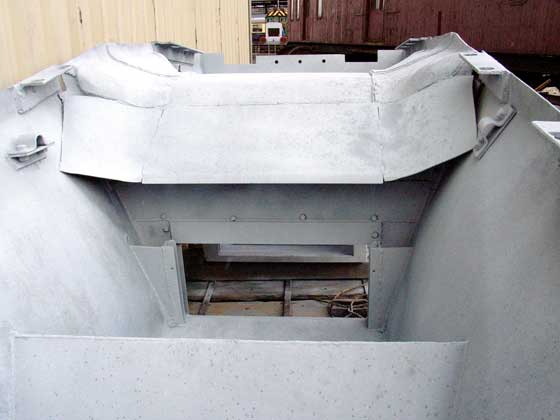 The undercoated ashpan. March 20 2004