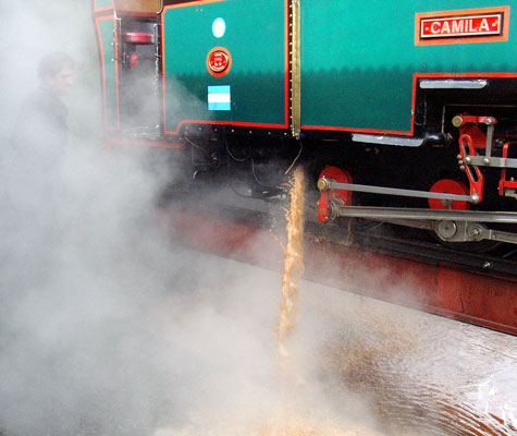This railway uses 'Porta Treatment' in the locomotive boilers. The success of this very simple treatment regime is underlined by several key facts: