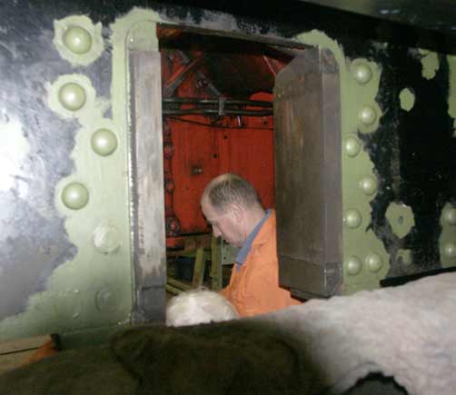 Ron Smith in between the frames. March 23 2003. &copy; Martyn Bane 