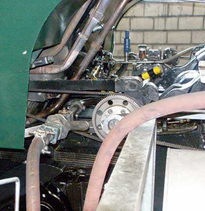 This is the point at which the heated water is plugged in to the logo to be routed to the boiler. October 8 2003