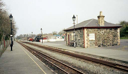 Dinas station on the Welsh Highland Railway. March 28 2003