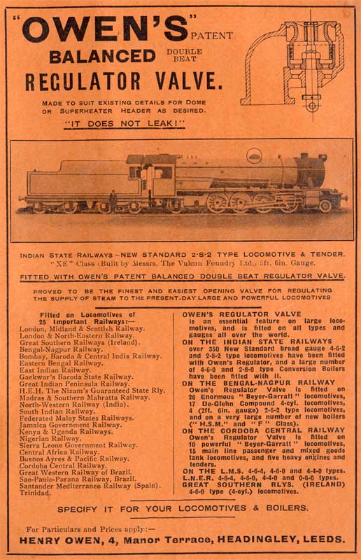 Owens Balanced Regulator Valve