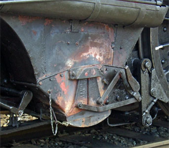 At Valence the ashpan which had been on fire the previous day was still looking somewhat scorched. 