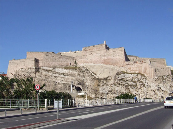 Fort St. Nicholas is on the eastern mouth of the old port's exit into the Mediterranean.