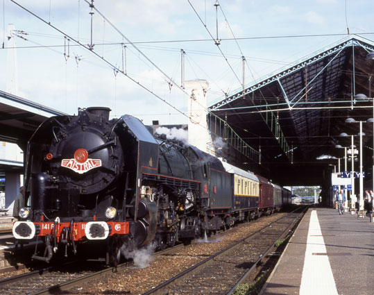 141R 1199 back at Lyon Perrache after an excellent day out around the French Alps.