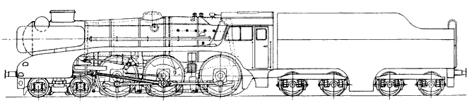 An early line drawing of the 5AT