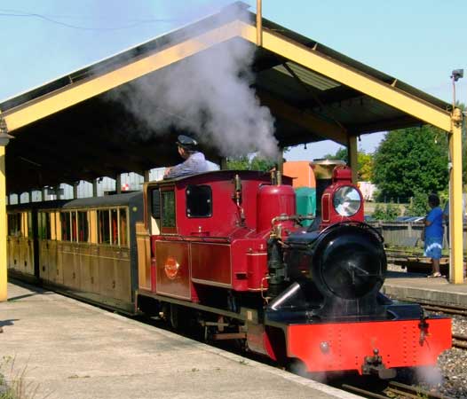 Awaiting the right-away at Aylsham. 28 June 2006