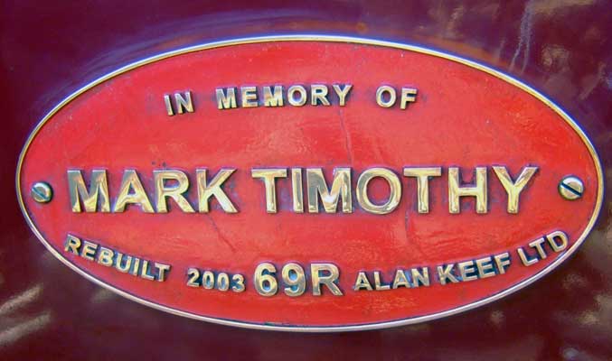 'Mark Timothy' was named in memory of the owner's late son. 28 June 2006 