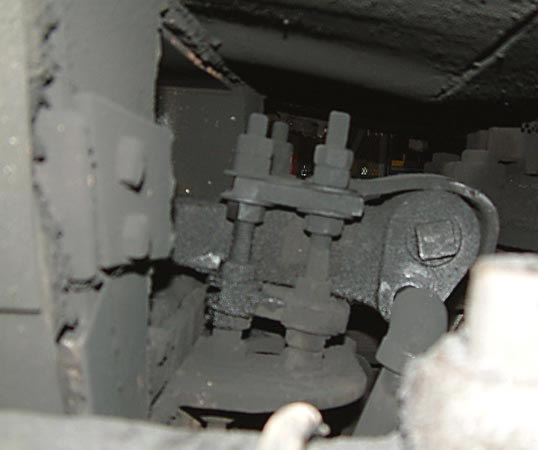 For comparison here is the old burner in position. August 2005. � Nigel Day