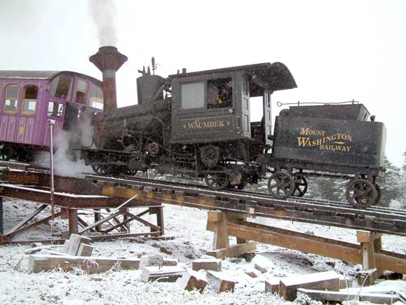 No.9 Waumbek out on the road on test. October 23 2003 Courtesy of Nigel Day