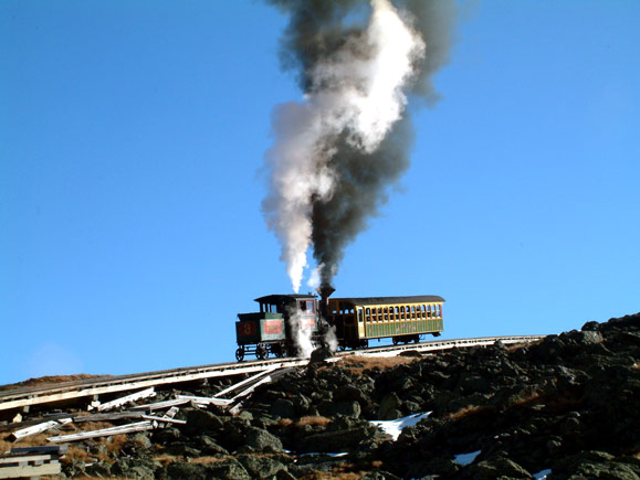 No. 2 heads for the summit. October 12 2003 Courtesy of Nigel Day