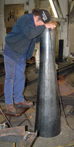 The diffuser and mixing chamber. October 19 2003 Courtesy of Nigel Day