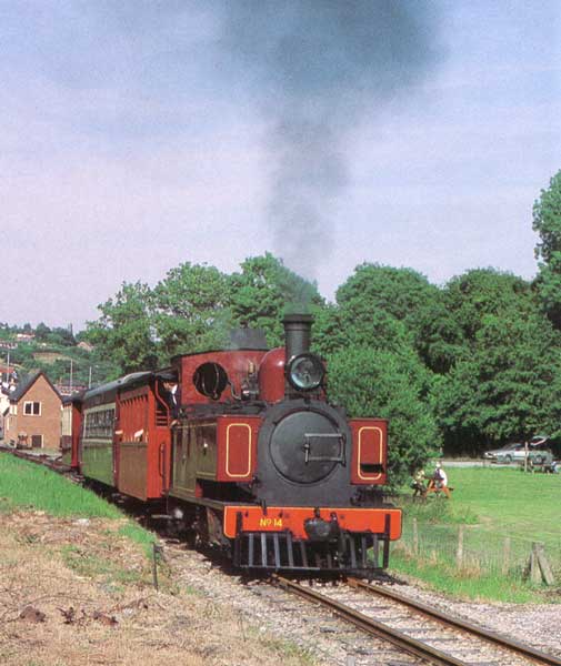 The improved No 14 attacks the start of Golfa Bank as it leaves Raven Square on 17 July 1994. © Peter Johnson The improved No 14 attacks the start of Golfa Bank as it leaves Raven Square on 17 July 1994. © Peter Johnson
