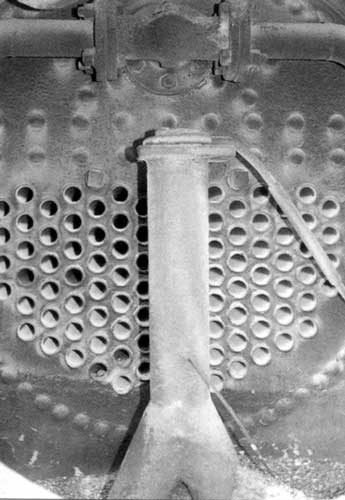The old smokebox arrangements in No 14/85: © Shaun McMahon The old smokebox arrangements in No 14/85: © Shaun McMahon