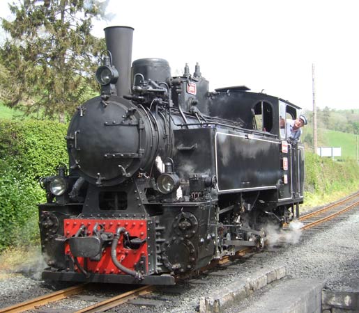 No.19 on test at Llanfair during valve setting. 05 May 2008