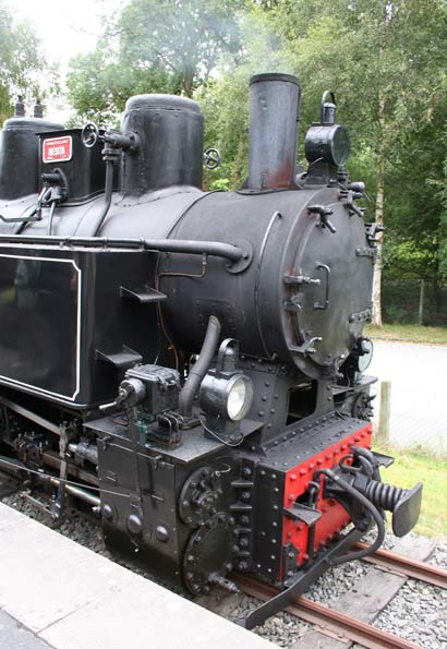 W&LLR No.19 at Welshpool Raven Square prior to modification giving a clear view of the original form of chimney. September 2007. &copy; N.A.H. Day 