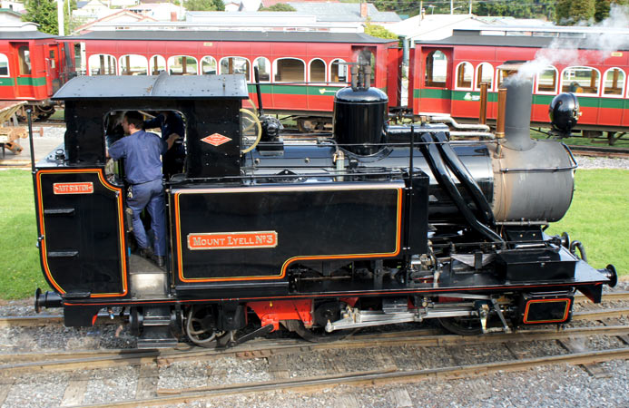 Mount Lyell No.3 - soon to be withdrawn for overhaul and........ Mount Lyell No.3 - soon to be withdrawn for overhaul and........