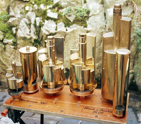 Six whistles of various shapes and sizes. © Nigel A. H. Day
