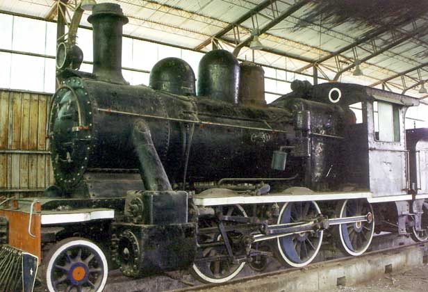 Chilean Class 57 607 in 2001. &copy; Shaun McMahon