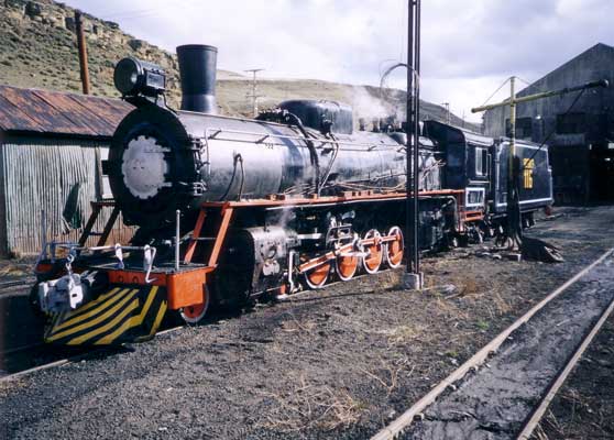 RFIRT 116 in steam at Rio Turbio. September 2004 