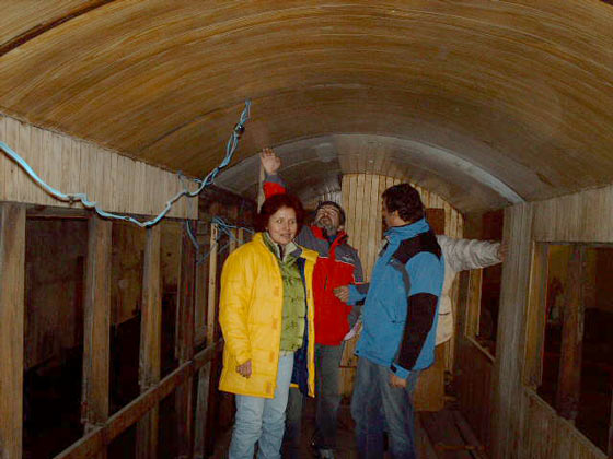 Carriages under refurbishment and overhaul in 2006