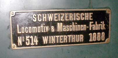 Pilatus Bahn steam railcar No.9 was built by SLM in 1888. October 4 2003