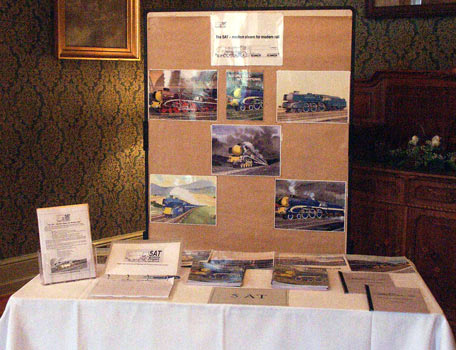 The 5AT stand at the 'First World Steam & Tourist Train Congress'. October 6 2003