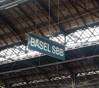 Basel SBB station. October 8 2003