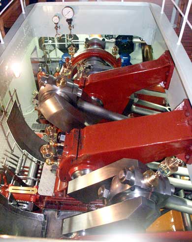 This is the view of the ships propulsion system that the passengers get. October 8 2003