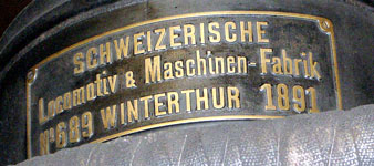 BRB No.2 was built by SLM in 1891. October 8 2003
