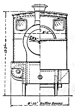 A sectional head-on view of No.1824. A sectional head-on view of No.1824.