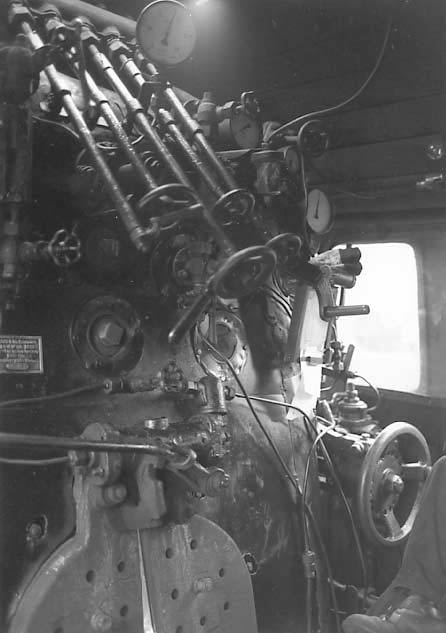 In the cab of PKP OL49 81. April 4 1996