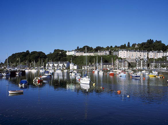 Porthmadog harbour on a lovely morning. July 13 2003