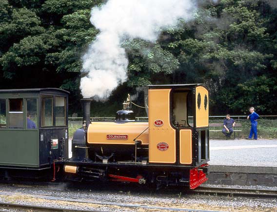 Dolbadarn at the head of the first service of the day. July 11 2003