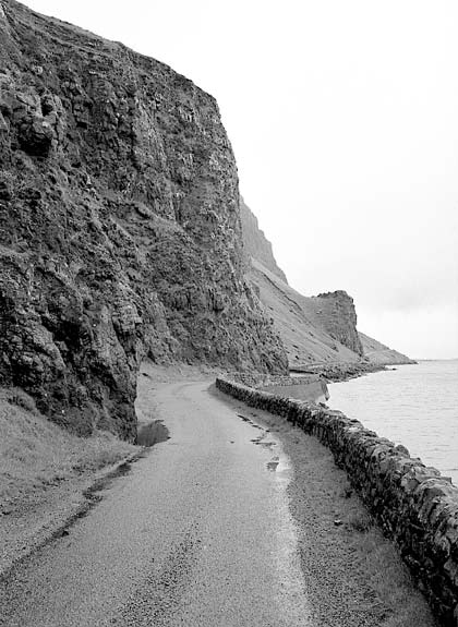 This is the B8035 alongside Loch Na Keal. July 6 2003