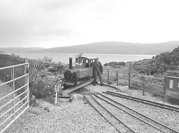 The line has a turntable at both ends to make life easier for the driver. July 6 2003