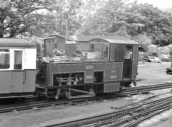 First loco off was No.2 Enid. July 11 2003