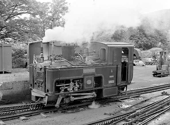 Having shunted the coach to the sidings No.4 Snowdon went on shed, initially stopping for water and coal. July 11 2003