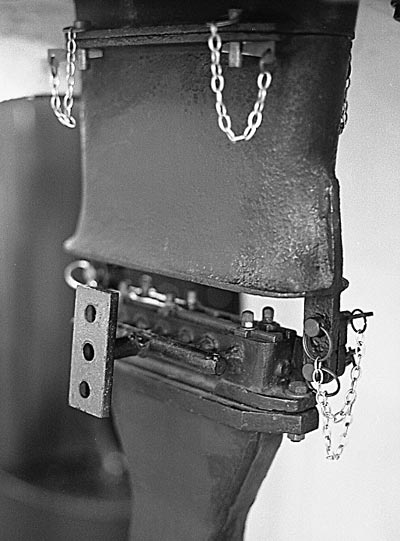 A closer view of the Geisl ejector. July 14 2003