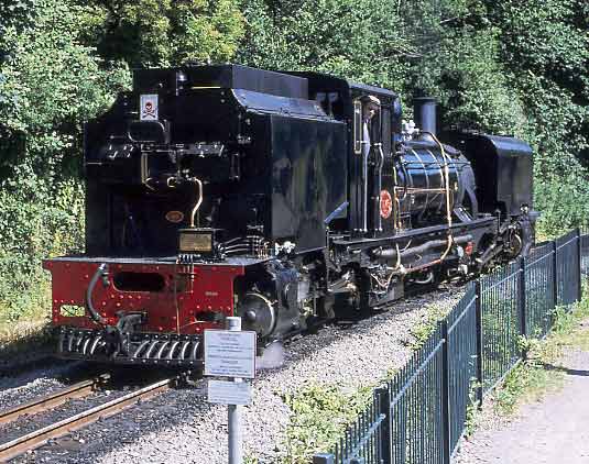 From the rear the NGG16's are just as big. NG143 prepares to set back on to the train. July 12 2003 
