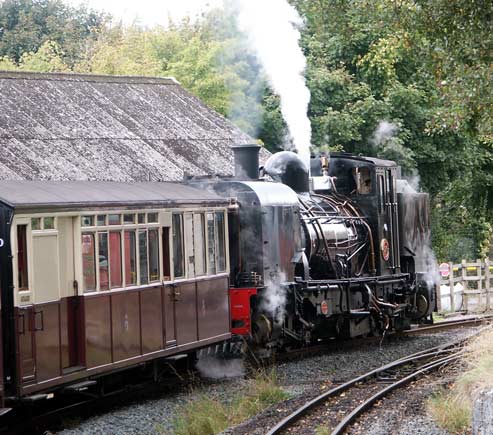 NGG16 143 blows off whilst awaiting access to Dinas station.