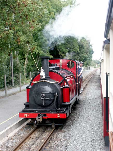 Ffestiniog Railway 0-4-0st+t No.2 'Prince' at Dinas.