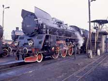 Ol49 69 on shed at Wolsztyn