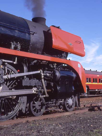 R703 in Benalla yard before the return leg to Melbourne. 30 June 2001