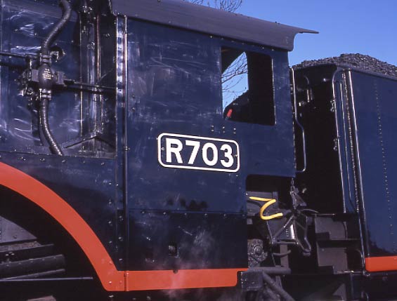 R703 in the Tarp Shop Yard at Newport works. June 29 2001
