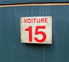 Voiture 15 - Our carriage for the week