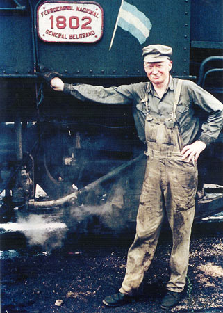 In this view L.D.Porta poses with 1802, again in 1971. � Richard Campbell 