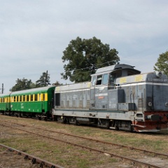 DSC3000  69 0005 and its short train to Anina waits time at Oraviţa. : Romania