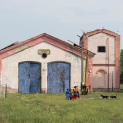 DSC3002  Oraviţa shed with 73 0001 on the right. : Romania