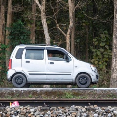DSC2807  Car and driver for the day. : India